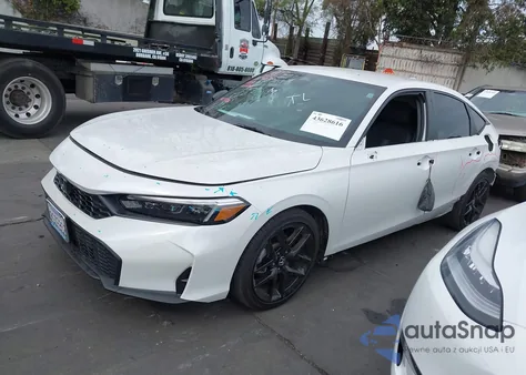 2025 Honda Civic Sedan Sport из США, поврежденный, VIN 19XFL2H88SE022166